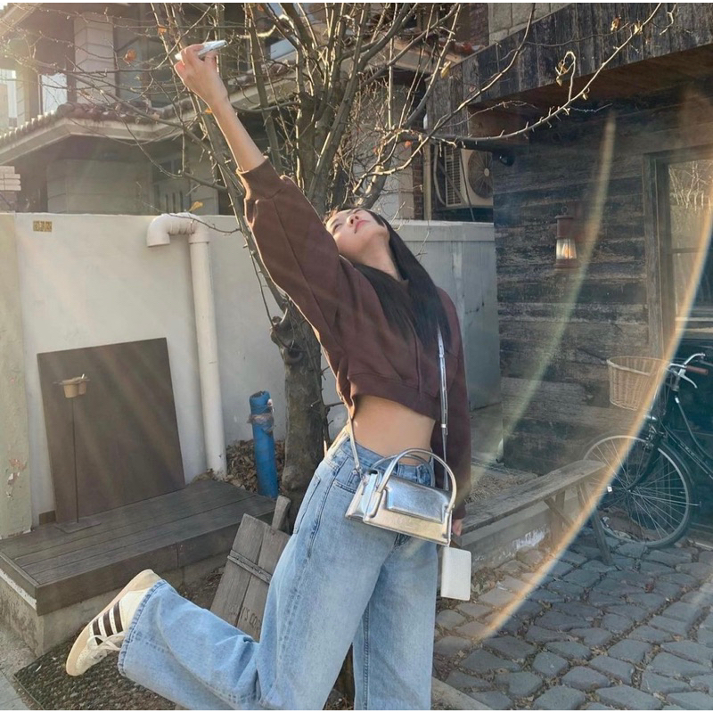 Túi Find Kapoor Wedge size 22 Sliver