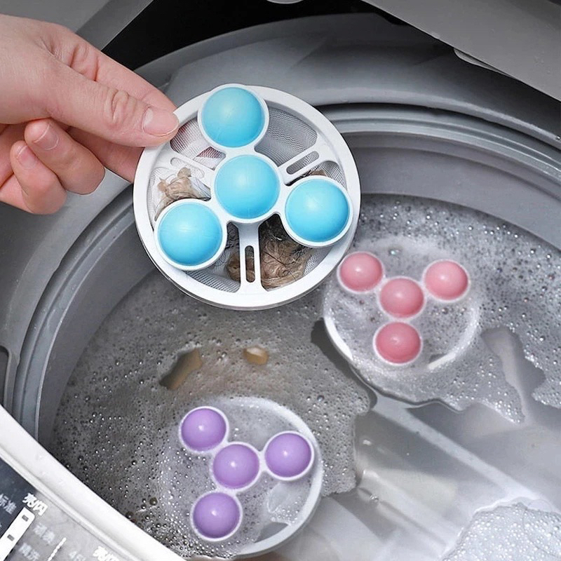 Phao Lọc Cặn Bẩn Máy Giặt Thông Minh Dụng Cụ Túi Lọc Rác Loại Bỏ Sợi Tóc  Bụi Bẩn Vệ Sinh Lồng Máy Giặt Đa Năng