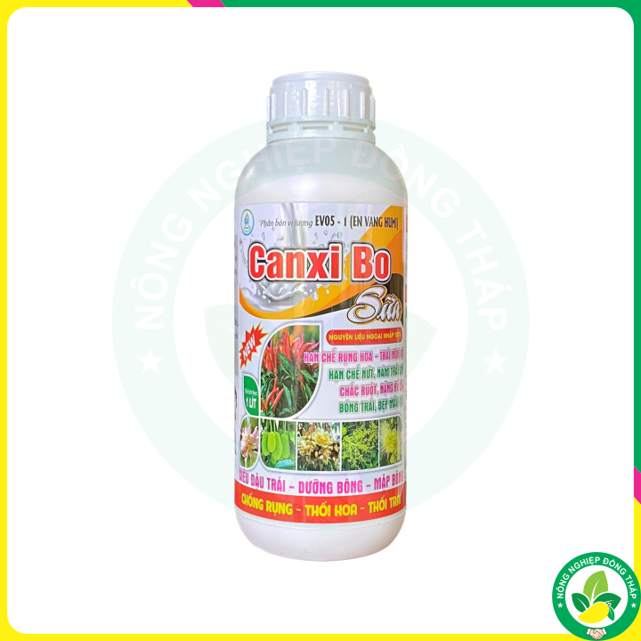 Phân Bón VL EV05-1 (EN VANG HUMI) Hiệu Canxi Bo Sữa – Siêu Đậu Trái, Dưỡng Bông, Mập Bông, Chống Rụng, Thối Hoa, Thối Tr