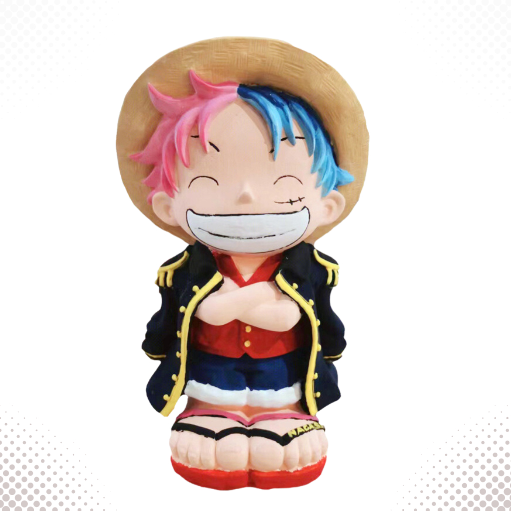 Tượng thạch cao tô màu One Piece- Đồ chơi tô màu cho bé tặng kèm cọ vẽ và màu