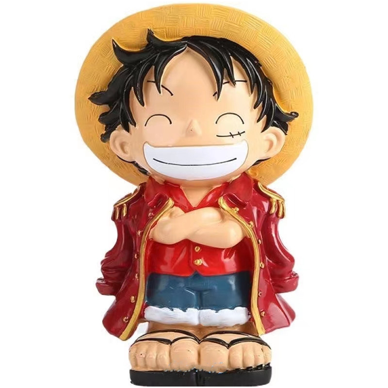 Tượng thạch cao tô màu One Piece- Đồ chơi tô màu cho bé tặng kèm cọ vẽ và màu
