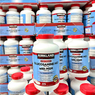 Viên uống xương khớp glucosamine kirlank hcl 1500mg with msm 1500mg 375 viên của mỹ