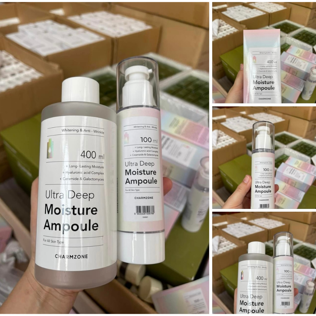 Serum phục hồi HA B5 Charmzone Ultra Deep Moisture Ampoule 400ml