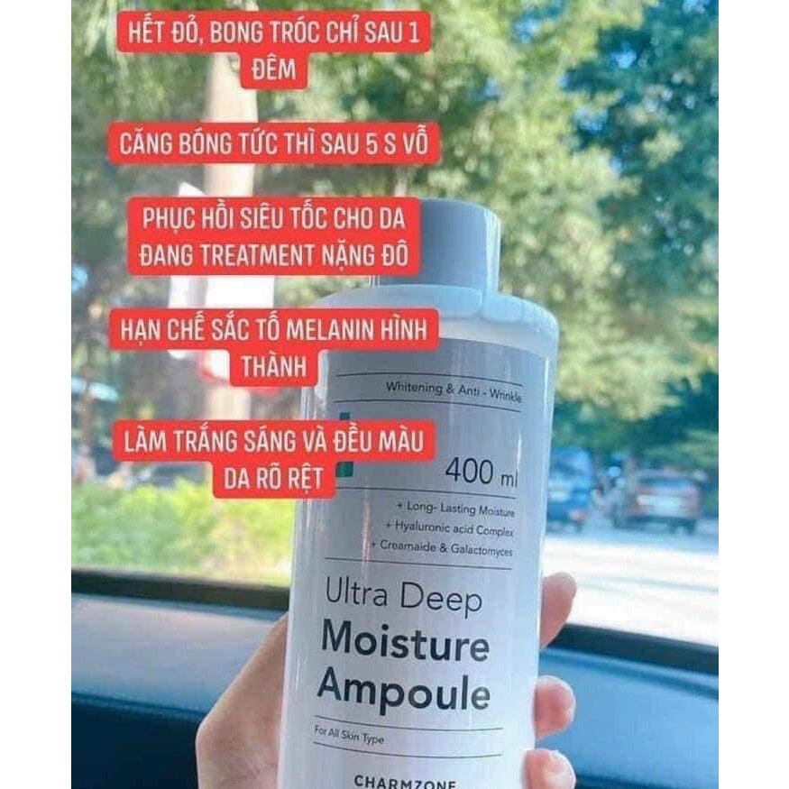 Serum phục hồi HA B5 Charmzone Ultra Deep Moisture Ampoule 400ml