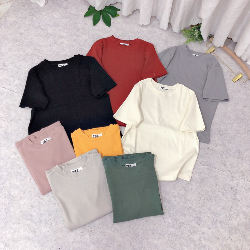 ❌Áo thun gân mã này siêu basic rất đẹp luôn ạ mặc đi dạo đi chơi , đi học đều đẹp