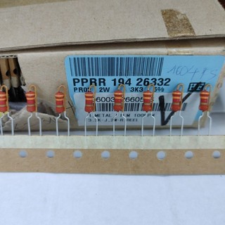 Điện trở vishay pr02 3k3, 3.3k, 3.3kohm 2w 5%