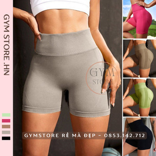 Quần legging Đùi Dệt Chun Mông Tập Gym Yoga Erobic Đồ Tập Thể Thao Nữ Giá Rẻ 𝐆𝐘𝐌𝐒𝐓𝐎𝐑𝐄 133