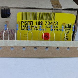 Điện trở vishay sfr25 47k, 47kohm 1/4w 5%