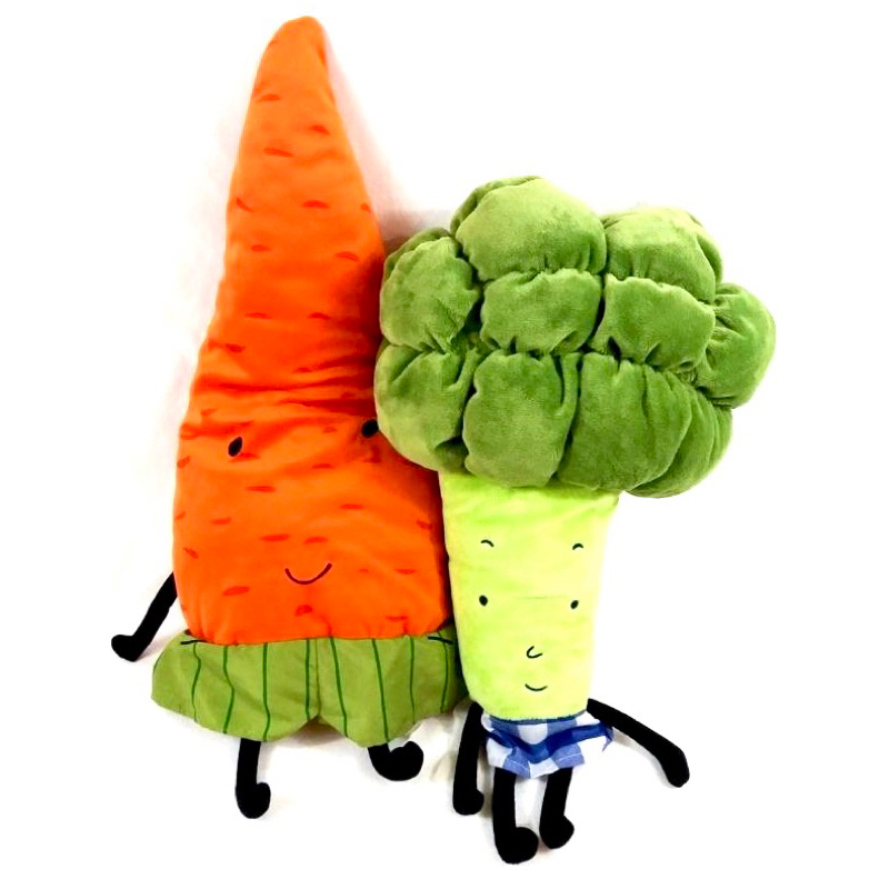 Gấu bông súp lơ, cà rốt, heo, chó giống thật hãng Ikea