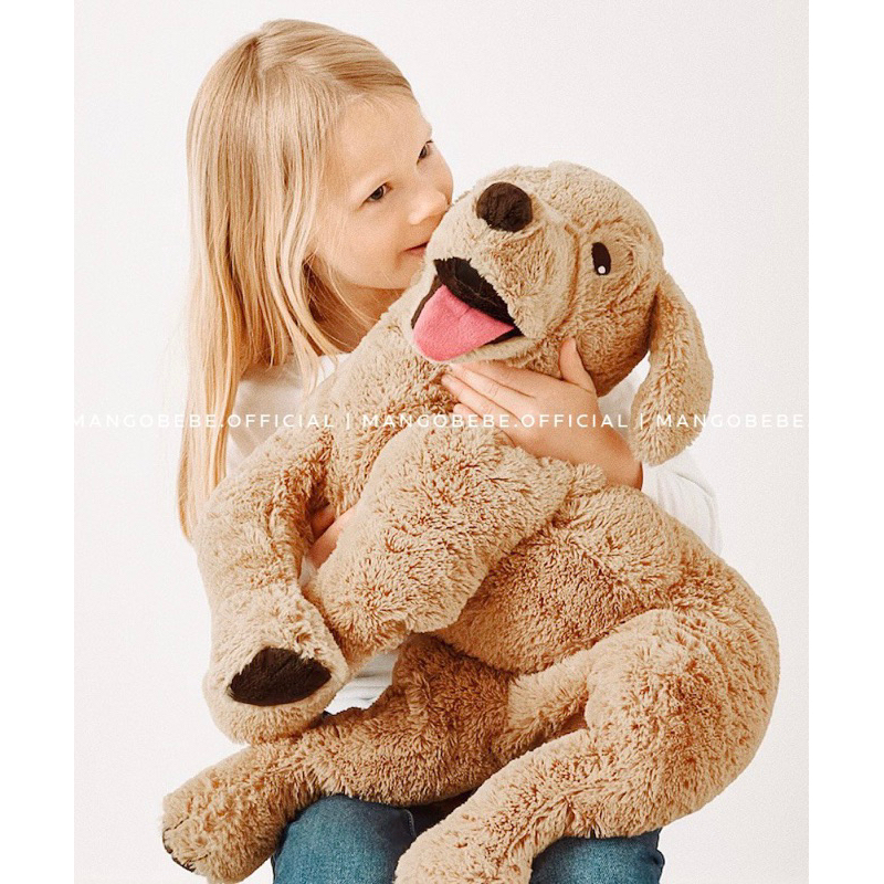 Gấu bông súp lơ, cà rốt, heo, chó giống thật hãng Ikea