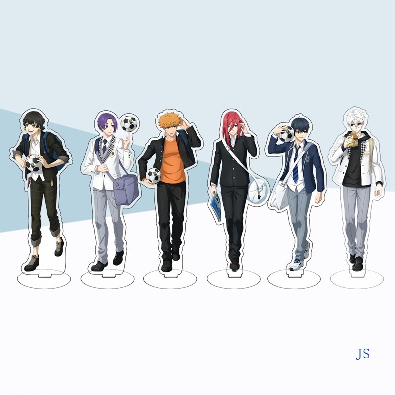 Mô hình Standee BLUE LOCK anime chibi bằng acrylic mica dày dặn