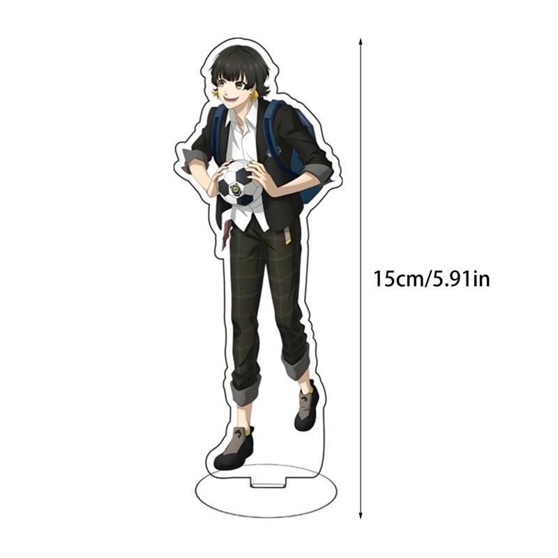Mô hình Standee BLUE LOCK anime chibi bằng acrylic mica dày dặn