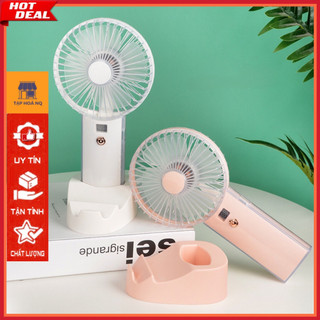 Quạt cầm tay mini cao cấp, quạt tích điện, sạc usb, quạt mini