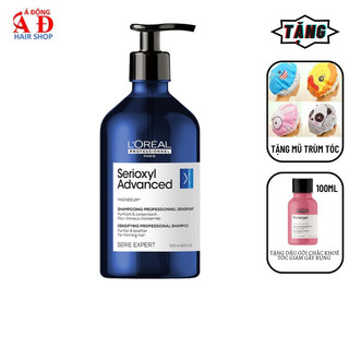 Dầu gội giảm rụng giúp tóc trông dày hơn L'Oreal Serioxyl Advanced 500ml 