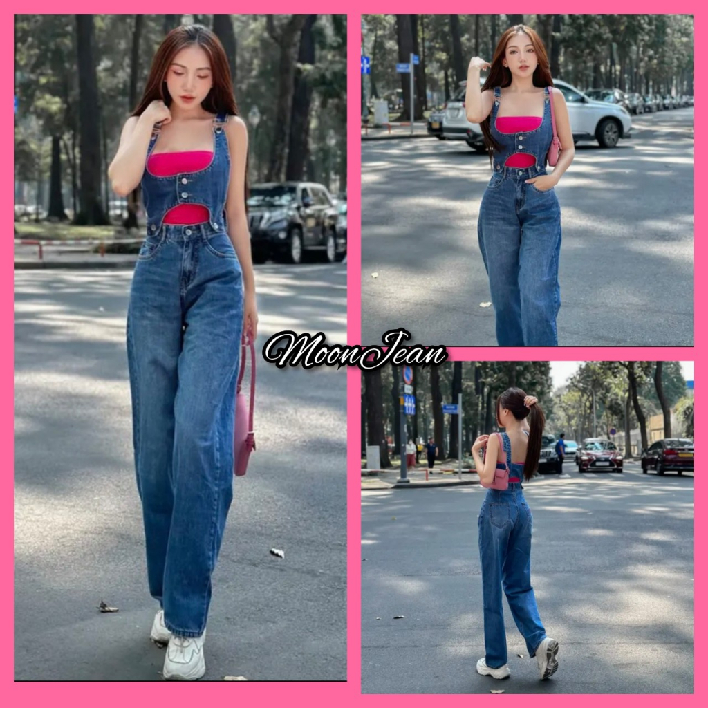 Set Yếm Quần Dài Kaki Jean Moon Jeans Y1-252 | BigBuy360 - bigbuy360.vn
