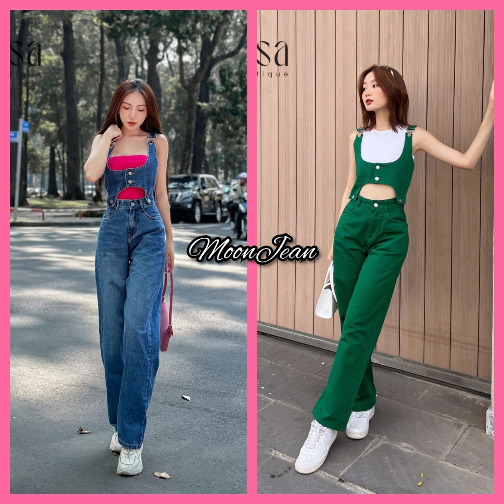 Set Yếm Quần Dài Kaki Jean Moon Jeans Y1-252 | BigBuy360 - bigbuy360.vn