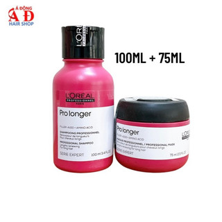 Bộ dầu gội hấp giúp tóc chắc khỏe L'Oréal Professionnel Serie Expert Pro Longer 100ml/75ml