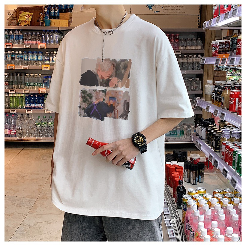 Áo phông nam nữ Unisex form MINA Oversize Basic,áo thun tay lỡ phong cách Hàn Quốc FL01