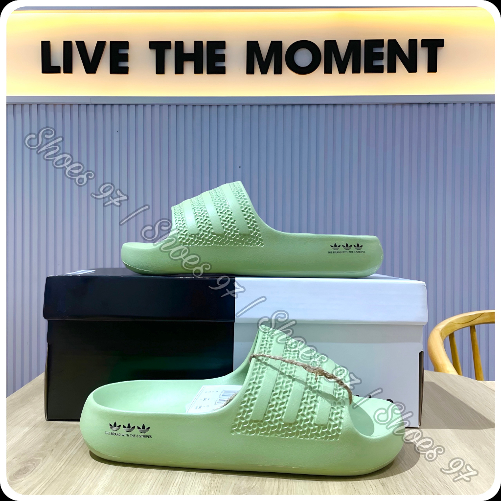 (Full Box) Dép đúc Adilette Ayoon, Dép quai ngang nam nữ siêu êm