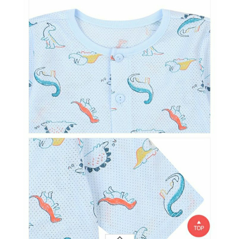 -Bộ lửng cotton lỗ thông hơi Agabang