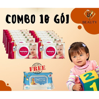 ( Có mã quét QR) Khăn ướt Mamamy 100 tờ( Mẫu mới) có nắp, không mùi , có mùi 10g