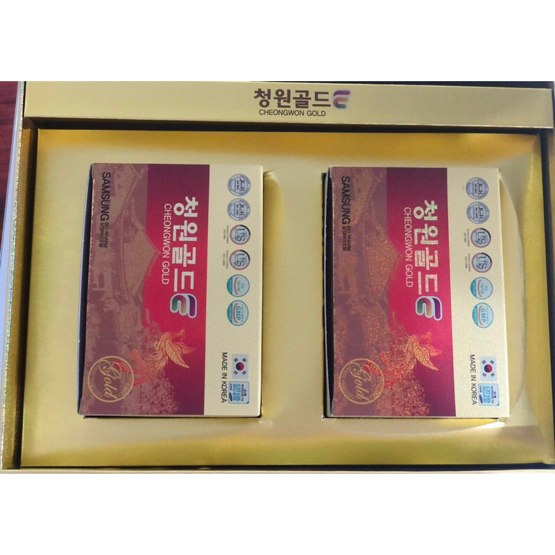 Tinh dầu thông đỏ cao cấp CheongWon Gold Hàn Quốc 120 viên