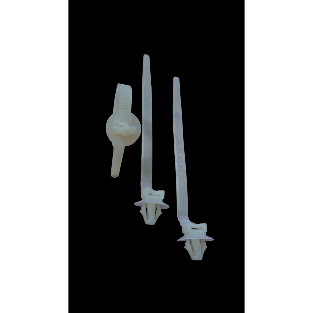 Dây rút ghim nhựa, dây thít chuyên dùng cho ô tô 5mm×120mm chân lỗ 7mm tròn