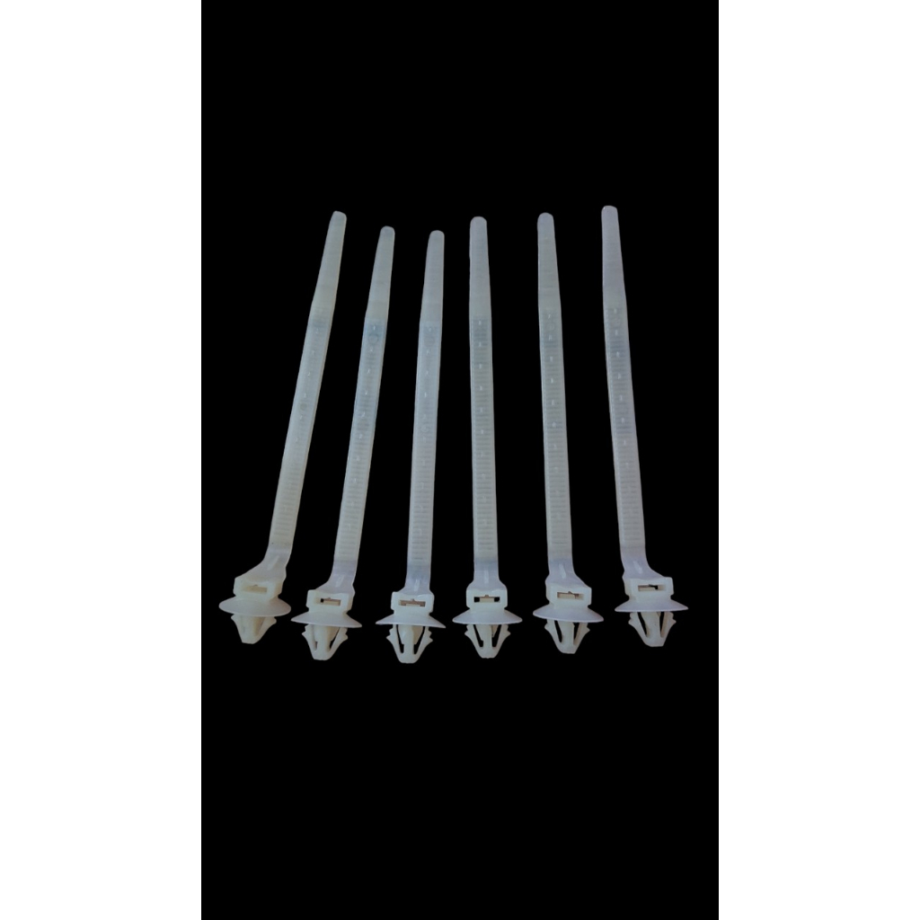 Dây rút ghim nhựa, dây thít chuyên dùng cho ô tô 5mm×120mm chân lỗ 7mm tròn