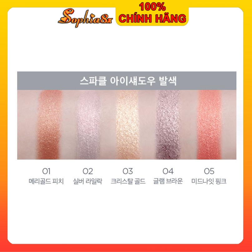 Phấn mắt nhũ cao cấp KLAVUU URBAN PEALSATION Hàn Quốc lấp lánh ánh ngọc trai siêu lì