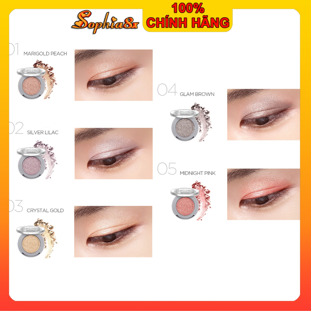 Phấn mắt nhũ cao cấp KLAVUU URBAN PEALSATION Hàn Quốc lấp lánh ánh ngọc trai siêu lì