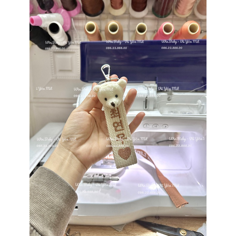 Nametag gấu bông siêu xinh
