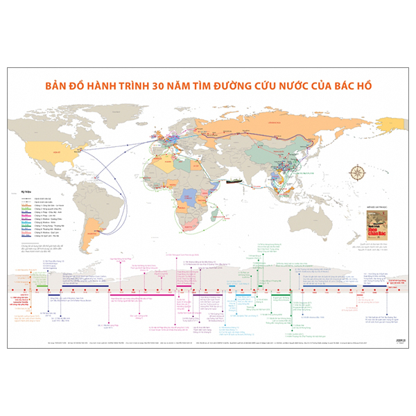 Sách - Bản Đồ Hành Trình 30 Năm Tìm Đường Cứu Nước Của Bác Hồ