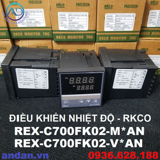 Bộ điều khiển nhiệt độ rkc rex-c700, điều khiển nhiệt độ rkco c700, rex-c700fk02-man