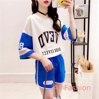 Mcbb 9-24kg 100% cotton đồ bộ bé gái áo cộc tay bé gái quần đùi short lửng áo thun phông bộ quần áo bé gái cho trẻ em nữ
