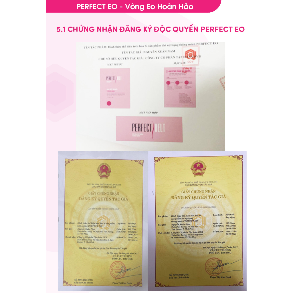 Combo đai nịt bụng kèm gel tan mỡ Perfecteo hàng chính hãng