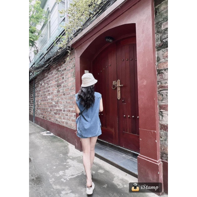 Bộ đồ nữ, Set quần áo nữ, set denim mềm quần kèm quần giả váy phong cách Trendy Clothing