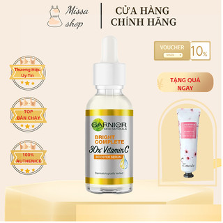 Tinh Chất Garnier Tăng Cường Sáng Da Mờ Thâm Light Complete 30x Vitamin C Booster Serum Garnier 30ml