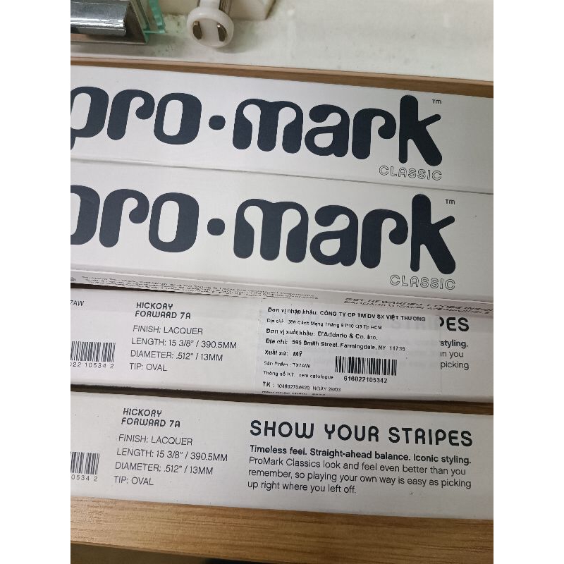 Dùi trống  D`Addario Promark 5A và 7A