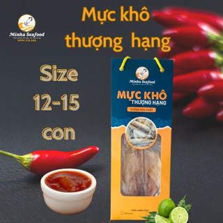 Mực khô size 12-15 con/kg mực chuẩn loại 1 - đặc sản vũng tàu
