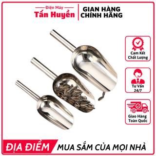 Thìa xúc đá inox loại dày đẹp xịn - dụng cụ xúc đá, dụng cụ pha chế