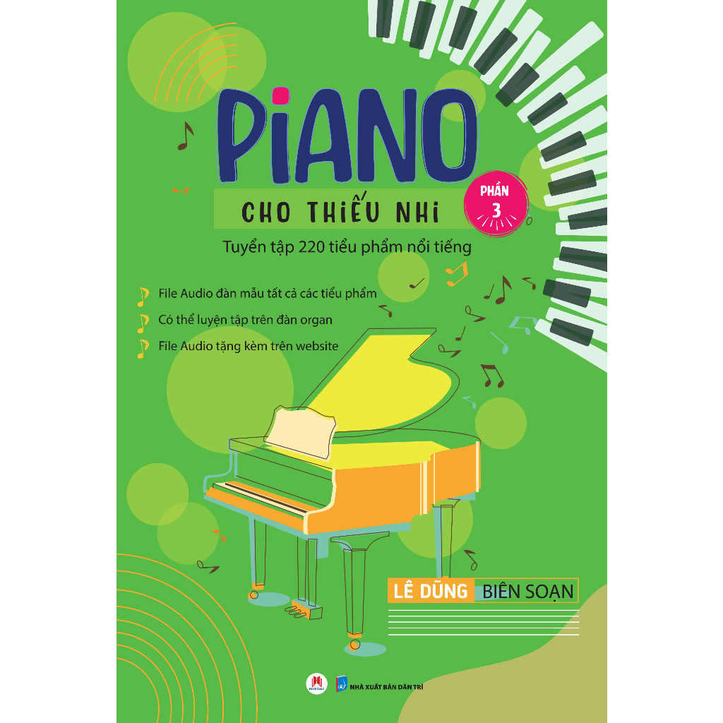 Sách Piano Cho Thiếu Nhi Tuyển Tập 220 Tiểu Phẩm Nổi Tiếng Phần 3