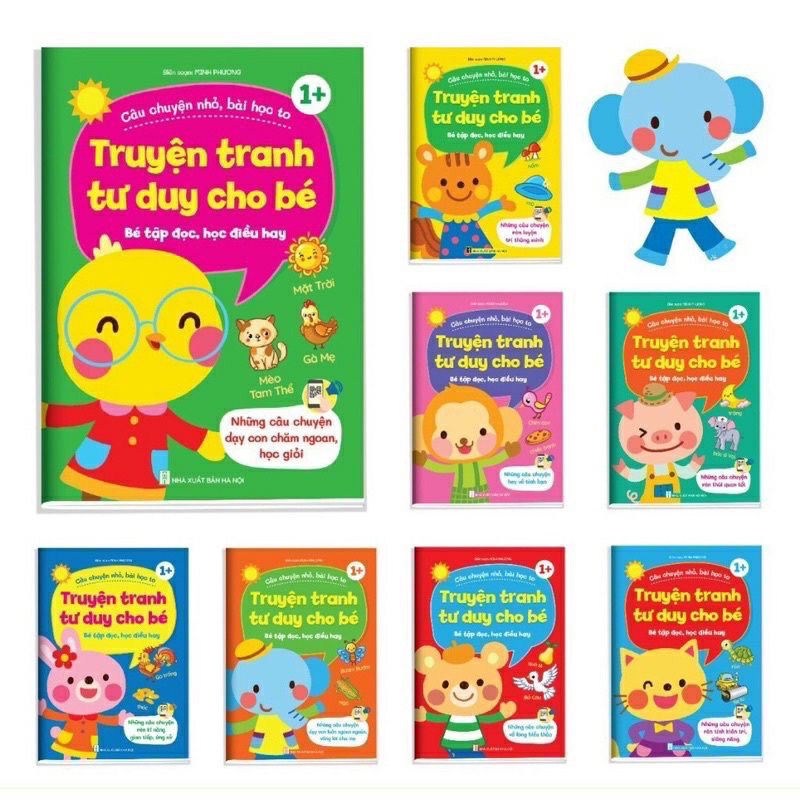 SÁCH -Combo Truyện Tranh Tư Duy Cho Bé - Bé Tập Đọc, Học Điều Hay