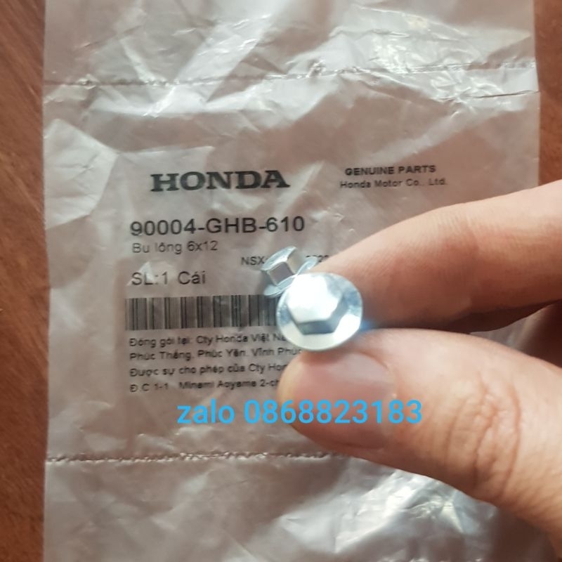 Ốc bắt nắp bưởng côn xe Dream Việt, Wave Honda