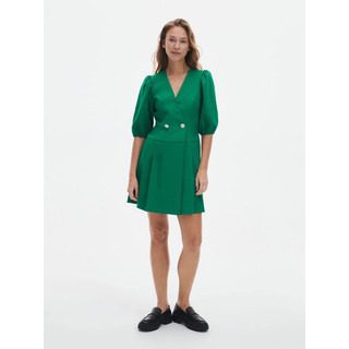 Đầm xanh cúc đá Reserved size 36 newtag chính hãng