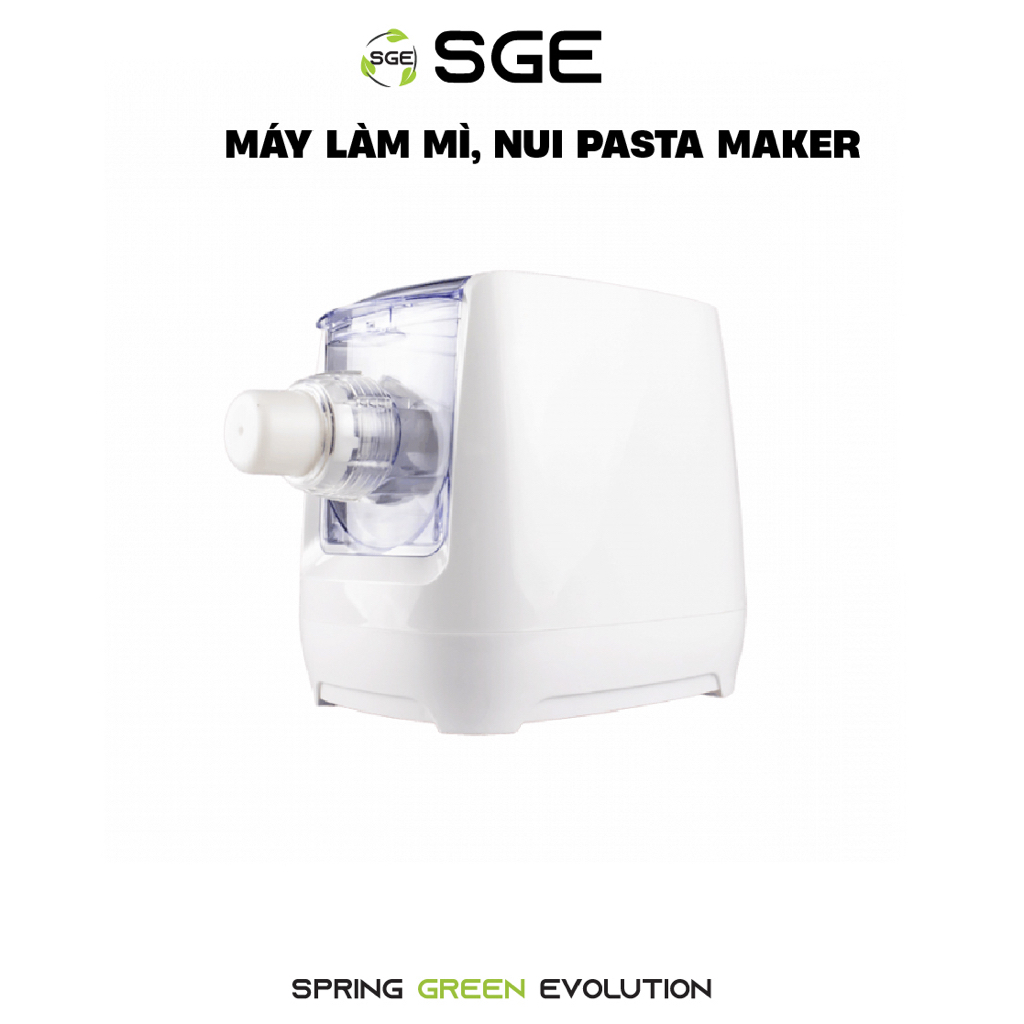 Máy Làm Mì SGE Q6 Làm Được Mọi Loại Mì Miến Bún Nui Với 9 Đầu Đi Kèm, Tiêu Chuẩn Máy Inox304, Sử Dụng Dễ Dàng Dễ Vệ Sinh