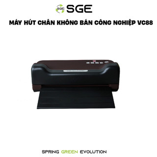 Máy Hút Chân Không Bán Công Nghiệp SGE VC88 Hàn Hút Tự Động Mọi Loại Túi - TặngTúi Hút Chân Không