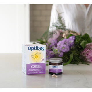 Lọ men Optibac tím UK