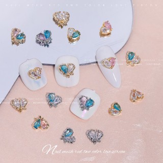 Charm tim đá mix màu xinh