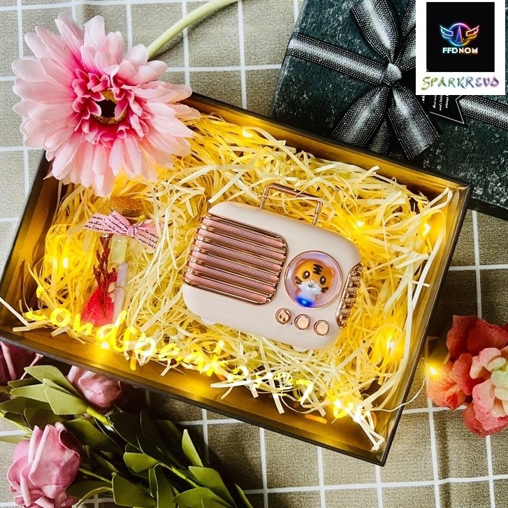 Loa bluetooth hình vali con vật dễ thương nhiều màu sắc