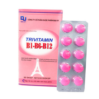 Viên uống trivitamin b1-b6-b12